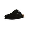 Slipper CRUZ "Corwin", Herren, Gr. 45, schwarz, Rindsleder, casual, Schuhe, aus atmungsaktivem Material