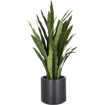 Kunstpflanze CREATIV GREEN "Sansevieria zeylanica", grün, H:105cm, Kunststoff, Kunstpflanzen, im eleganten Topf Image