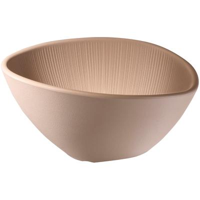 Schale APS "Schüssel "NERO", 0,5 Liter, 19 x 16,5 cm, Höhe 9 cm", beige (sand), H:9,00cm L:19,00cm T:19,00cm Ø:16,50cm, Melamin, Schüsseln, aus Melamin Image