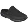 Clog SKECHERS "SUMMITS", Herren, Gr. 42, schwarz, Textil, sportlich, Schuhe Sommerschuh, Sommerschuh, Schlappen, Urlaub, im sportiven Look