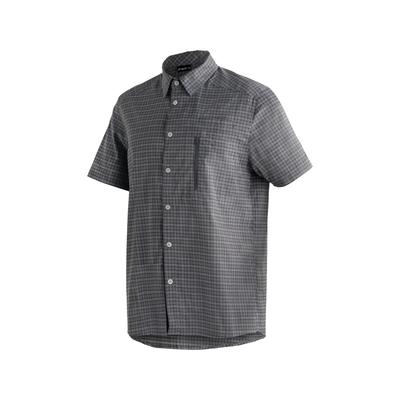 Funktionshemd MAIER SPORTS "Mats S/S", Herren, Gr. 58, Normalgrößen, grau, 97% Polyester, 3% Elasthan, Kurzarm, Hemden, Trocknet besonders schnell dank dryprotec-Technologie Image