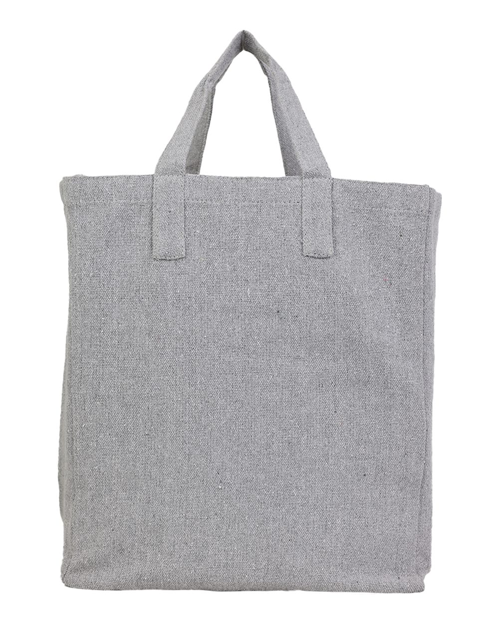 Q-Tees S900 Sustainable Grocery Bag in Steel Grey | Canvas