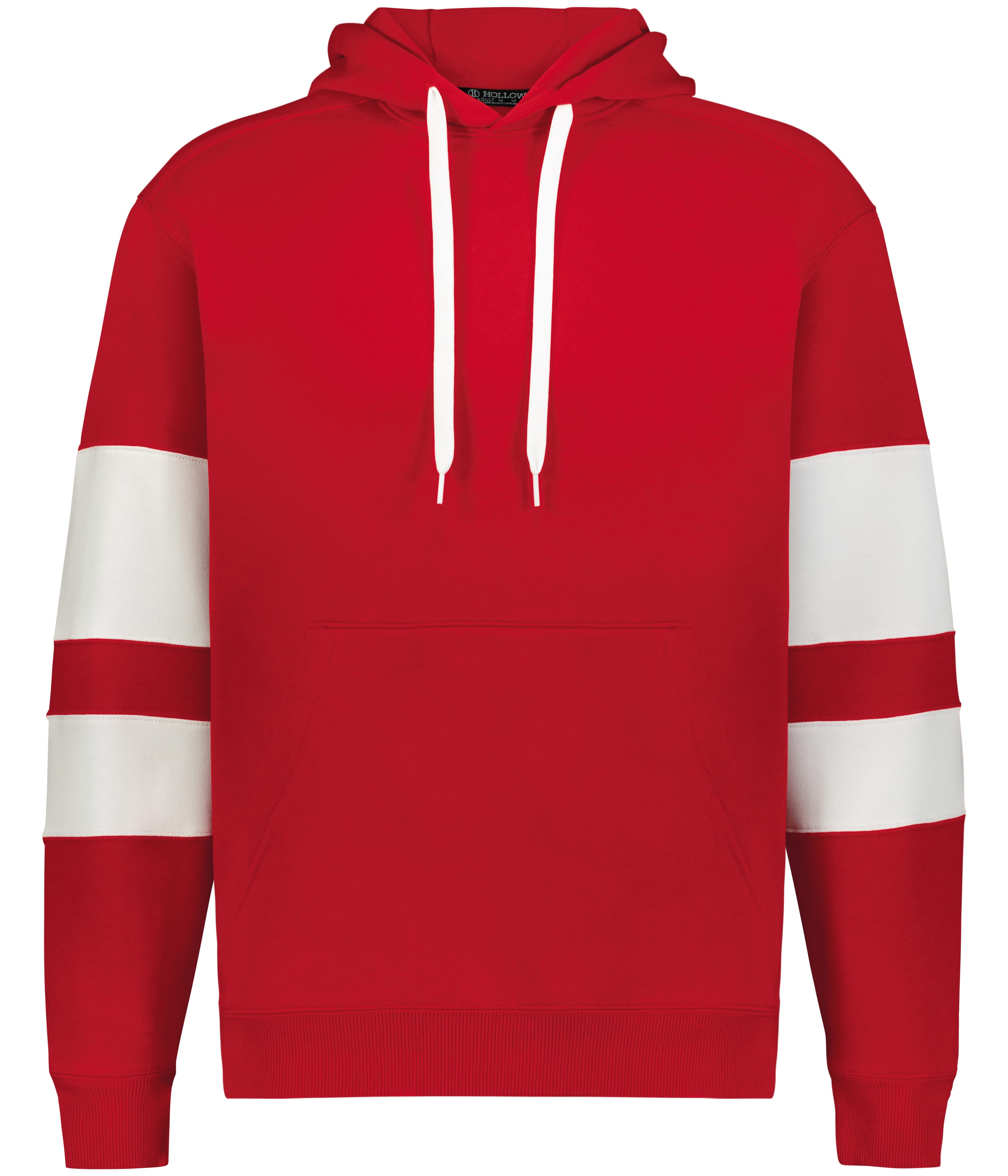 Holloway H229576 JACKSON WAY HOODIE in Scarlet/White size 3XL | 60/40 Cotton/Polyester 229576