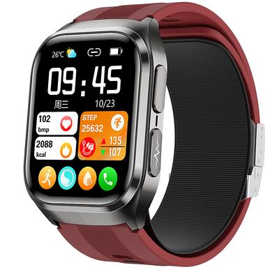 Air Pump Airbag Type Accurate Blood Pressure Testing ECG electrocardiogram Temperature Monitoring Pedometer Compatible Bluetooth call with Android iOS Women Men Long Standby