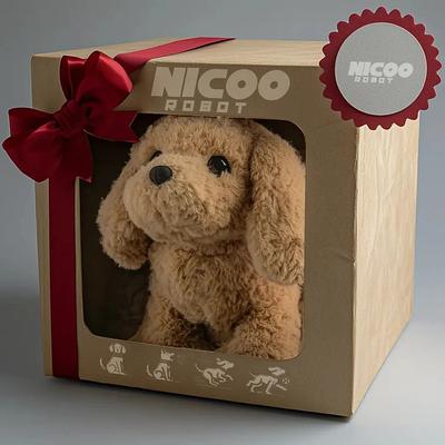 Robot Dog My Realistic Robot Puppy Interactive Puppy Toy That Walks Barks Wags Tail Plush Pet Dog For Kids Adults Realistic Robotic Dog Toy Gift That Acts Like A Real Puppy