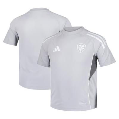 Leeds United adidas Trainings-Trikot – Grau Kinder Image