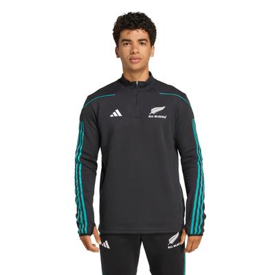 All Blacks adidas 1/4 Zip Trainingsfleece – Schwarz Image