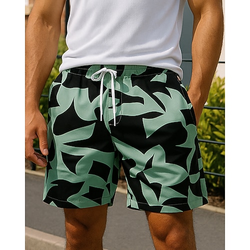 Per uomo Shorts da corsa Shorts da allenamento Pantaloncini da spiaggia Tasca Coulisse Pantaloni Allenamento Sport Outdoor Leggero Traspirante Allenamento in Palestra Allenamento Corsa Vestibilit