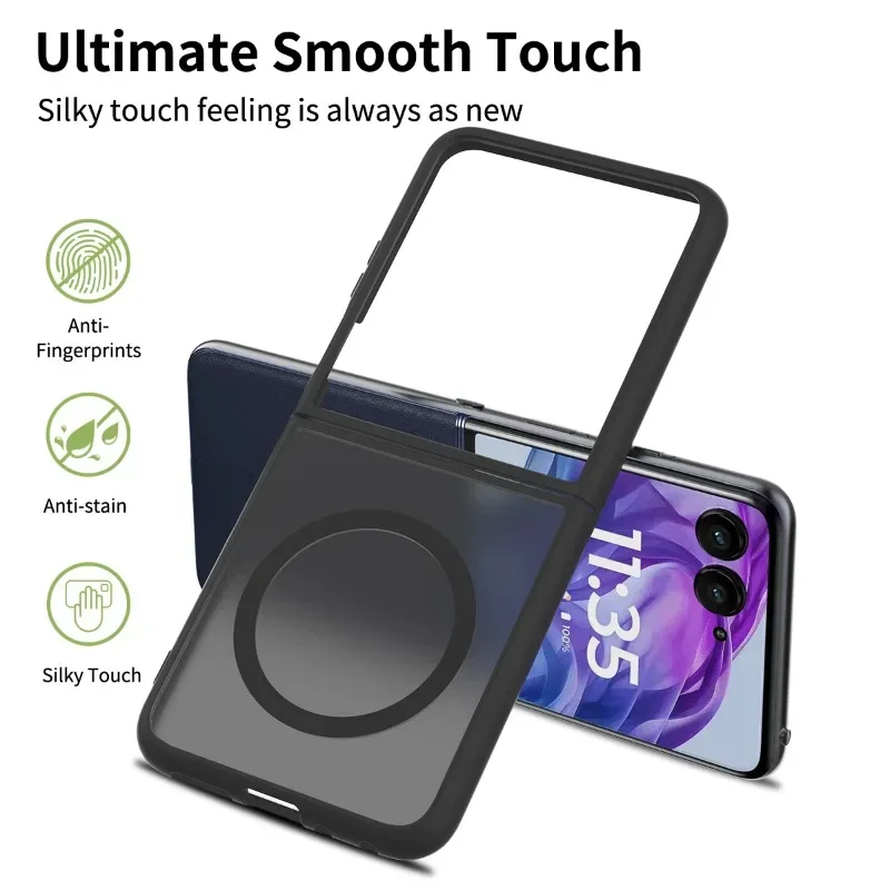For Motorola Razr 60 Ultra Case for Magsafe Magnetic Matte Cover for Moto Razr 60 50 Ultra Razr + 2025 Shockproof Hard Bumper