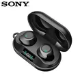 Sony Auricolari Wireless Bluetooth 5.5 Cuffie HIFI Stereo Giochi sportivi Auricolare Impronta digitale Touch Auricolare con microfono Auricolari