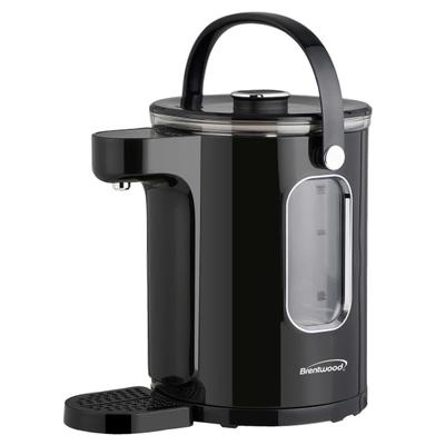 Brentwood Kt-2230Bk 1,100-Watt 3-L Digital Instant Hot Water Dispenser With Tea Infuser, Black