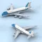 Serie di aerei MOC Boeing 747 Air Force One Modello fai da te assemblaggio creativo Building Block Toy Regalo di compleanno per bambini