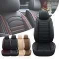 Coprisedile completo per auto in pelle PU protezione da banco divisa anteriore e posteriore per auto compatibile con Airbag Fit berlina a 5 posti Suv Pick-upTruck