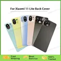 A++Coperchio posteriore in vetro per Xiaomi 11 Lite Custodia rigida sostitutiva per porta posteriore, coperchio alloggiamento posteriore Mi 11 Lite 5G NE Xiamo