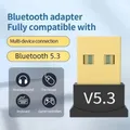 Adattatore Bluetooth USB Adattatore Bluetooth wireless 5.3/5.1/5.0 per PC portatile altoparlante wireless ricevitore audio trasmettitore USB