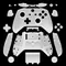 Data Frog Shell Full Set For Xbox One Slim Controller Housing Joystick Replacement Case Cover Skin Repair Parts Accessories