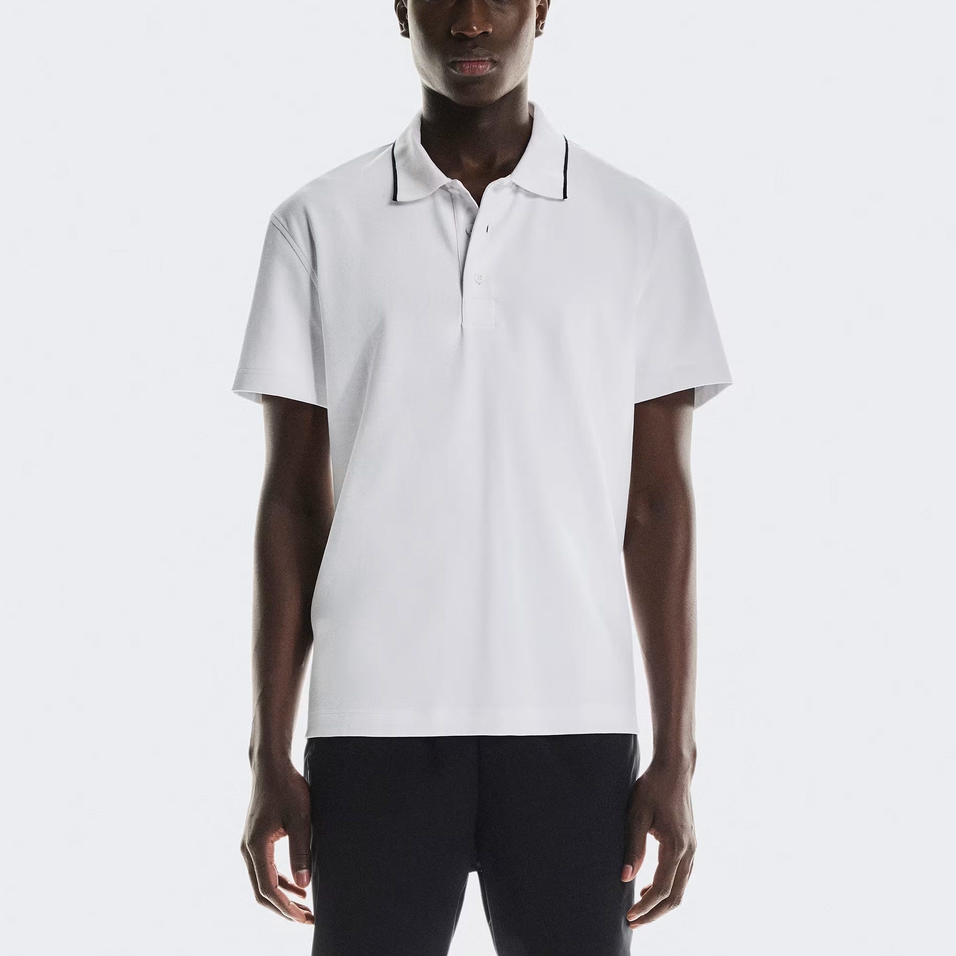 On Courtside Polo Men's Tennis Apparel White
