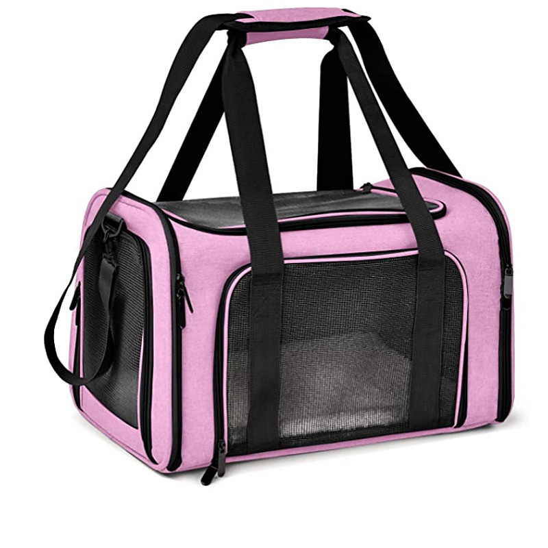 Pet Carrier Airline Approved Pet Carrier Dog Carriers for Small Dogs, Cat Carriers for Medium Cats Small Cats, Small Pet Carrier Small Dog Carrier Airline Approved Dog Cat Pet Travel (50cm34cm34CM)