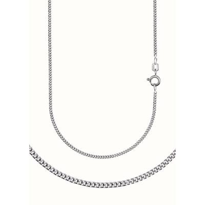 Collierkettchen FIRETTI "Schmuck Geschenk Silber 925 Halskette Panzerkette diamantiert" Gr. 45, silber (silberfarben), Halsketten, Damen, 45, Silber 925 (Sterlingsilber), B: 1,4mm, Made in Germany, B:1,4mm Image