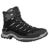 Wanderschuh LOWA "INNOVO Gore-Tex MID", Gr. 43,5, schwarz (schwarz, grau), Leder, Textil, sportlich, Schuhe, wasserdicht
