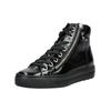 Sneaker PAUL GREEN "Paul Green Sneaker Glattleder", Damen, Gr. 43, schwarz, Glattleder, casual, Schuhe