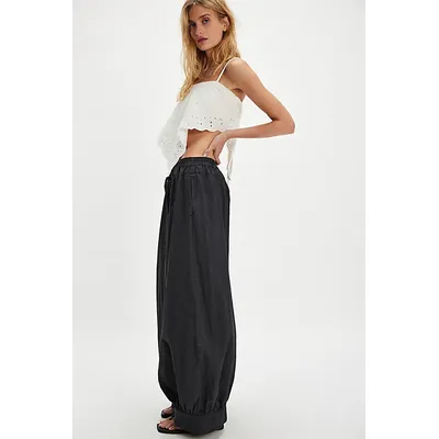 The Rundown Balloon Pants at Free People in Black, Size: Small