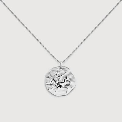 Sterling Silver Sagittarius Zodiac Chain Necklace