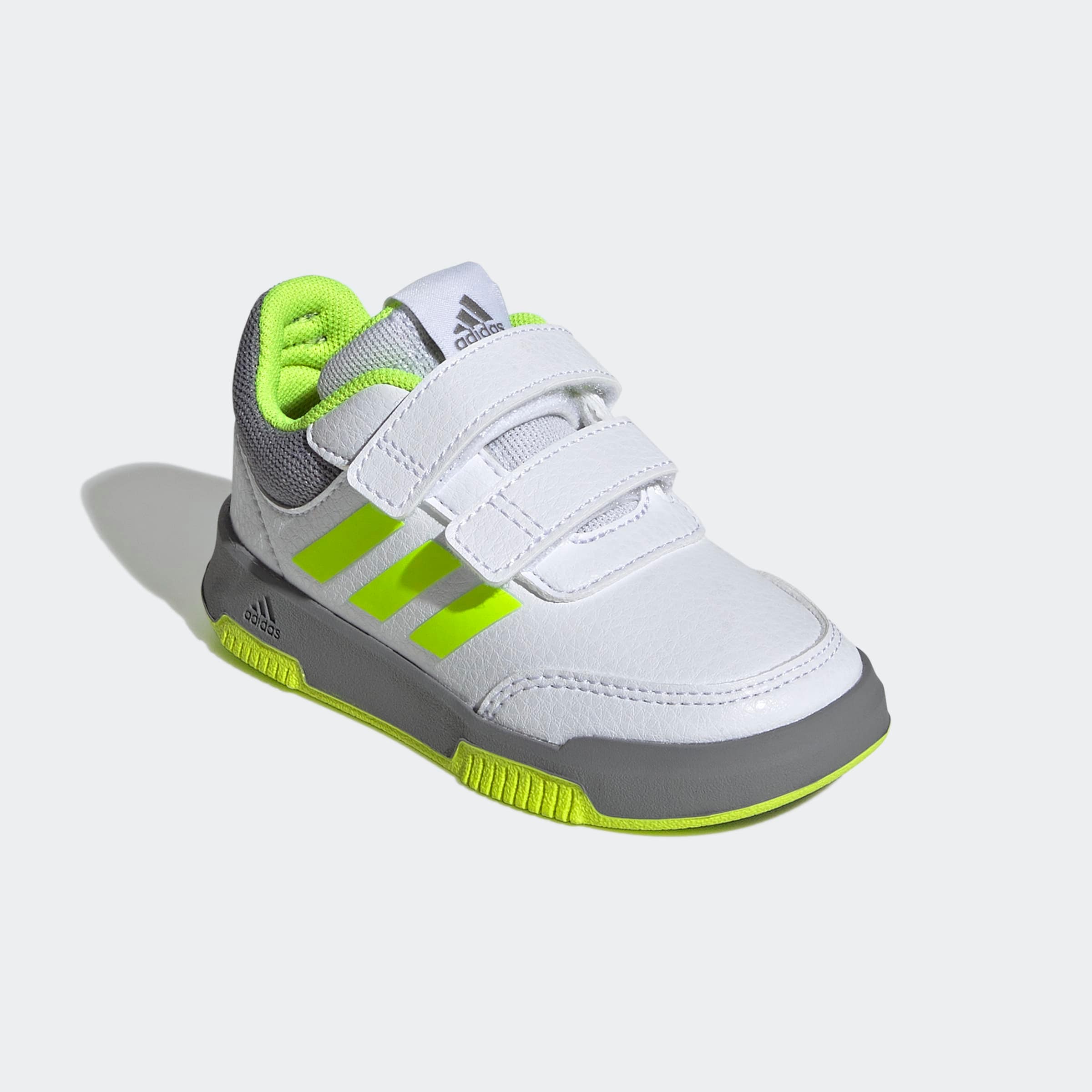 Klettschuh ADIDAS SPORTSWEAR "TENSAUR HOOK AND LOOP", Gr. 24, ftwwht, luclem, grethr, Schuhe Klettschuh, für Kinder mit Klettverschluss
