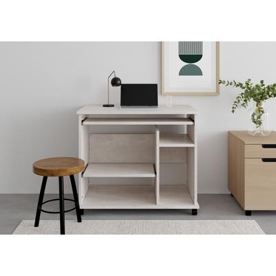 Computertisch VOGL MÖBELFABRIK "Compi", blau (betongrau), B:90cm H:76cm T:50cm, Tische Image