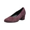 Pumps GABOR COMFORT "Gabor Comfort Pumps Leder", Damen, Gr. 38,5, lila (violett), Leder, elegant, Schuhe