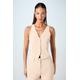 Coast Womens Premium Tailored Bridal Waistcoat - Champagne - Size 16 UK | Coast Sale | Discount Designer Brands