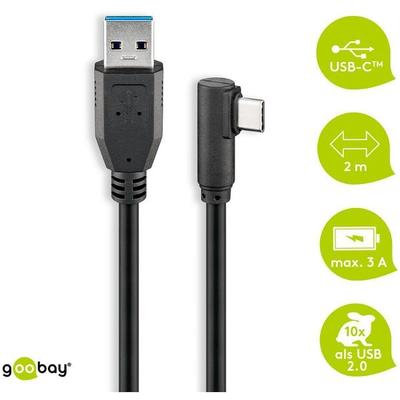 goobay USB-Kabel Adapterkabel USB C/USB 3.0 A 2.0 m Image