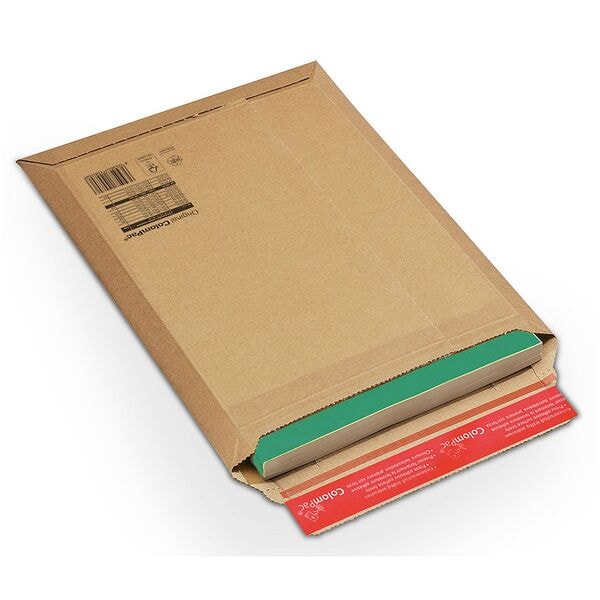 Colompac 20 Kartonversandtaschen DIN B4 ohne Fenster braun, 30.3x41.3 cm