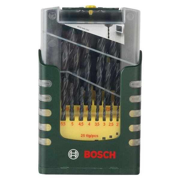 BOSCH Metallbohrer-Set »HSS-R« 25-teilig silber Image