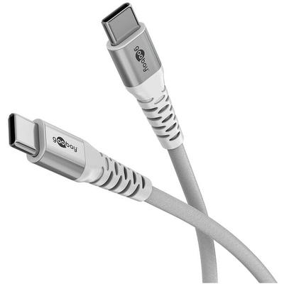 goobay USB-Textilkabel USB 2.0 C-Stecker 0.5 m Image
