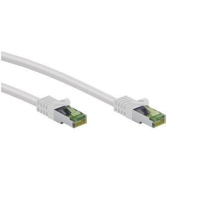 goobay Netzwerkkabel RJ-45 Cat8.1 3.0 m weiß weiß