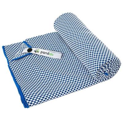 pandoo Badetuch L 60% Nylon, 40% Polyester mit Bambus Aktivkohlefaser 80,0x160,0 cm blau, 80 cm Image