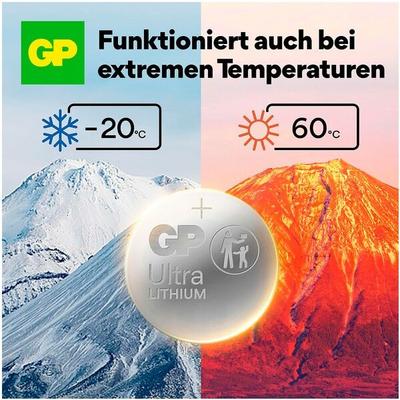 GP Batteries 4x Knopfzellen »CR2025« Knopfzelle 160 mAh Image
