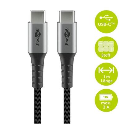 goobay USB-Kabel Anschlusskabel USB C 1.0 m Image