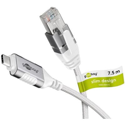 goobay Adapterkabel USB-C 3.1/RJ45 weiß 7.5 m Image