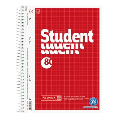 Brunnen Collegeblock »Student Recycling« A5 kariert 5 x 5 mm Image