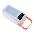 Doppia usb 28X18650 per Cellulare con Archiviazione Rapida diy (Ricarica Rapida, Bianca)