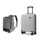 CabinFly Hand Luggage Suitcase 55 x 40 x 20 cm and Cabin Backpack 40 x 20 x 25 cm Set for Ryanair Aeroplane Hand Luggage Cabin Luggage Hard Case Travel Backpack Small with TSA Lock