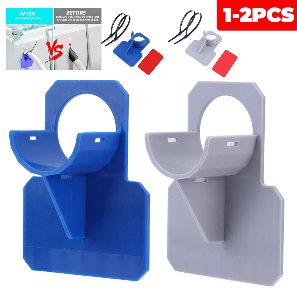 Support de fixation de tuyau de piscine, Support pour accessoires de piscine hors sol, Support de montage de sortie de tuyau 30-38mm avec palourde d'attache de câble