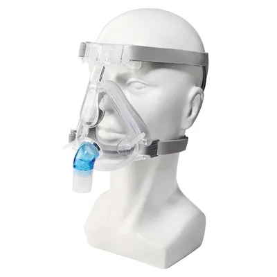 CPAP Full Face Mask Auto CPAP BiPAP Accessories with Headgear Headband Use for Cushion Travel Sleep Aid Anti Apnea Snoring