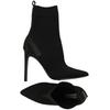 Steve Madden Damen Stiefelette, Gr. 39, schwarz, Kunstleder
