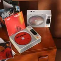 Lettore CD portatile con schermo Walkman Disco CD vintage All in CD-RW Lettore CD Altoparlante Bluetooth Album