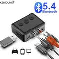 Ricevitore audio Bluetooth 5.4 RCA Adattatore wireless USB AUX da 3,5 mm con supporto MIC Play U-Disk per amplificatore altoparlante per kit auto