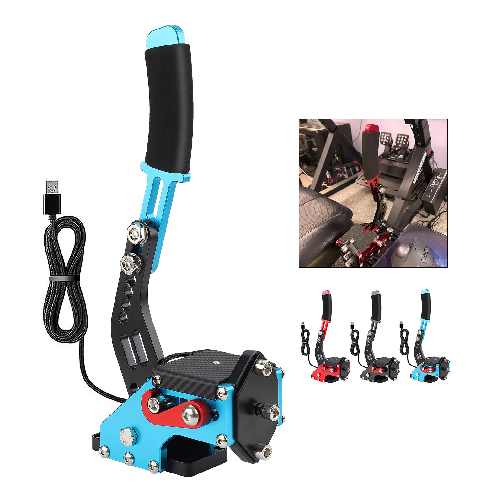 Neue Für Logitech Bremssystem Handbremse/Drift Adapter Board Für Rally G29/G27/G25 PC Halle Sensor USB SIM Racing Spiele T300 T500 Image
