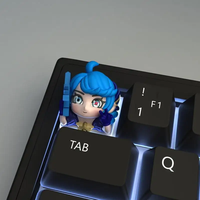 Kreative League Of Legends Tastenkappen Garen Mechanische Tastatur ESC 3D Tastenkappen Computer Gaming Zubehör Maus Und Tastatur Image